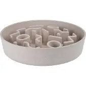 District 70 Bamboo Anti-stress Dog Feeder Beige L