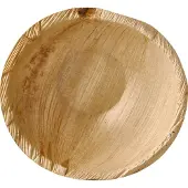 Papstar Bols jetables pure, ø 150 mm, 425 ml, 25 pièces, compostables, résistants à la chaleur, aspect individuel, en feuille de palmier