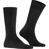 Falke Chaussettes noir / blanc