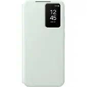 Samsung Etui Folio Clear View Cover avec porte-carte pour Galaxy S24 FE Vert d'eau