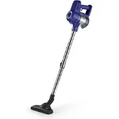 Cleanmaxx Aspirateur cyclonique sans fil - bleu/argent