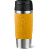 EMSA Travel Mug Classic 36 Ml Acier Inoxydable, Jaune