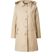 Ralph Lauren pour femme. 297967121002 Manteau écossais en mélange de coton beige (M), Casuel