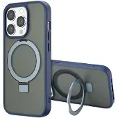 Accezz Coque Ring Stand avec MagSafe Apple iPhone 14 Pro - Bleu