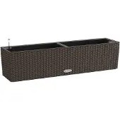 Lechuza Jardinière BALCONERA Cottage 80 ALL-IN-ONE Moka