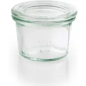 Aps Bocaux en verre avec couvercle, 80 ml (12 pièces)