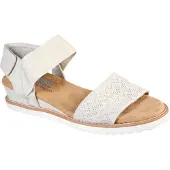 SKECHERS pour femme. 31440 Sandales Desert Kiss beige (41), Tissu, 1 à 3 cm, 3 à 5 cm, Velcro, Casuel