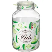 Bormioli Rocco 6x Fido, Bocal de conservation, Transparent