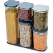 Joseph Joseph Smart Stock Canisters - Set of 5 Pieces - Ocean - Food Storage