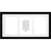 Deknudt S66ka3 Gallery 3x13x18 Wood Photo Photo Frame Noir