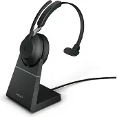 Jabra Evolve2 65 Uc Mono Wireless Headset Noir