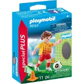 Playmobil 70157 Footballeur avec but