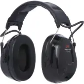3M Casque serre-tête vertical 3M ProTac III Slim MT13H220A - Isolation acoustique 26 db - Noir