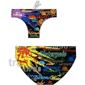 Turbo Writting Swimming Brief Multicolore 3XL Homme