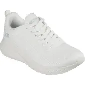 SKECHERS Baskets basses gris / blanc cassé
