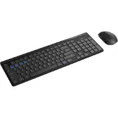 Rapoo Clavier sans fil + Souris sans fil 8100M AZERTY BE Noir