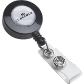 Durable Enrouleur Yoyo à badge , cordon 800 mm, avec clip et boucle à bouton-pression, plastique, 10 pièces