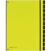 Pagna Trieur Trend , pour format A4, carton, 12 compartiments, vert tilleul