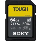 Sony SDXC 64Go Classe 10 UHS-II U3 V60 TOUGH R277 W150Mo/s