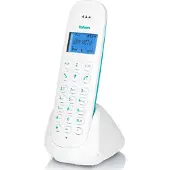 Profoon PDX-300BW - Téléphone DECT avec 1 combiné, bleu