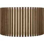 UMAGE Komorebi Abat-Jour Circle | Dark Oak | Large
