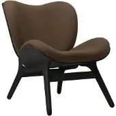 UMAGE A Conversation Piece Chaise Longue Low Black Oak | Mocca