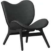 UMAGE A Conversation Piece Chaise Longue Low Black Oak | Shadow