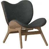 UMAGE A Conversation Piece Chaise Longue Low Dark Oak | Shadow