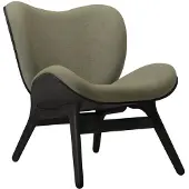 UMAGE A Conversation Piece Chaise Longue Low Black Oak | Morning Meadows