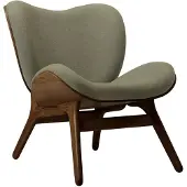 UMAGE A Conversation Piece Chaise Longue Low Dark Oak | Morning Meadows