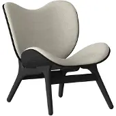 UMAGE A Conversation Piece Chaise Longue Low Black Oak | White Sands