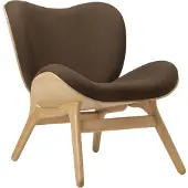UMAGE A Conversation Piece Chaise Longue Low Oak | Mocca