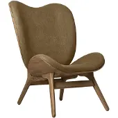 UMAGE A Conversation Piece Lounge Chaise longue Dark Oak | Sugar Brown