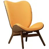 UMAGE A Conversation Piece Lounge Chaise longue Dark Oak | Tangerine