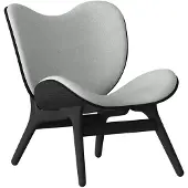 UMAGE A Conversation Piece Chaise Longue Low Black Oak | Sterling