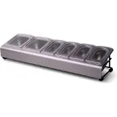 Ooni Station de garniture de pizza - UU-P0CE00, 1,6 l + 0,8 l
