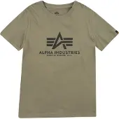 Alpha industries T-Shirt olive / noir