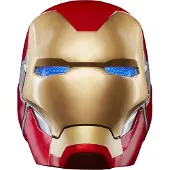 Hasbro Casque électronique Iron Man avec effets lumineux. Jouet de cosplay de collection haut de gamme pour adultes. Série Marvel Legends.