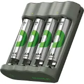GP ReCyko B441 Chargeur USB 4 ports avec 4 piles AAA NiMh 850 mAh