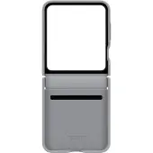 Samsung Galaxy Z Flip 6 Back Cover Similicuir Gris
