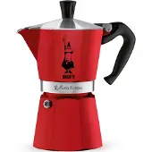 Bialetti Moka Express 6 Coffee Maker Rouge