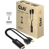 Club 3D Adaptateur Actif - - CAC-1331 - HDMI 2.0 - DisplayPort 1.2 - 4K 60Hz HDR
