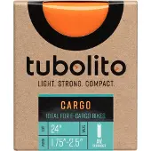 Tubolito Tubo Cargo Bike Inner Tube Orange 24´´ / 1.75-2.50