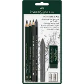 Faber-Castell Ensemble Pitt Graphite (2B, 6B, 5x)
