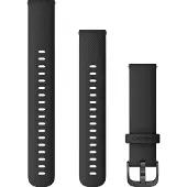 Garmin Bracelet De Montre Vivoactive 3s Et 4 (18 Mm) Noir