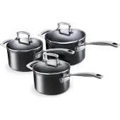Le Creuset Steelpannen Set 3 delig