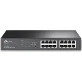 TP-LINK TL-SG1016PE, géré, couche 2, Gigabit Ethernet (10/100/1000), full duplex, alimentation par Ethernet (PoE), montage en rack