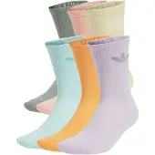 Adidas Originals Chaussettes 'Trefoil Cushion' bleu clair / vert / violet / orange