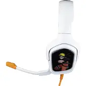 Konix Universal Gaming Headset avec microphone flexible, Compatible avec PS4, PS5, Xbox One, PC, Tablet, Smartphone, Blanc/Orange, Noir, Unique
