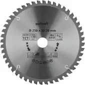Wolfcraft 1 lame de scie à onglet HM 48 dents ø250mm